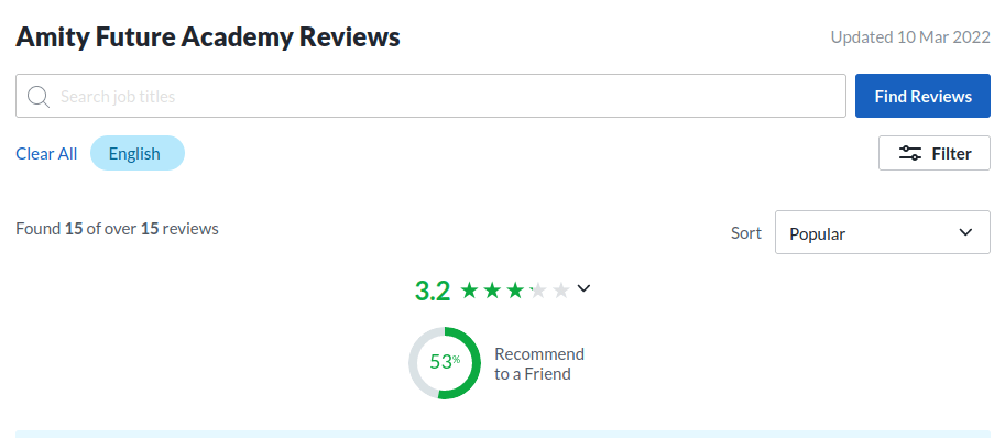 Digital Marketing Courses In Warangal- Amity Future Academy Google Review