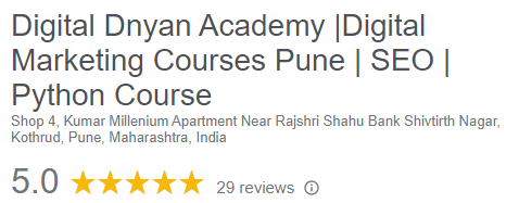 Digital Marketing Courses In Achalpur- Digital Dnyan Academy google Review