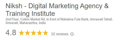 Digital Marketing Courses In Achalpur- Niksh Google Review