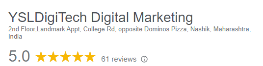 Digital Marketing Courses In Achalpur- YSLDigiTech Google Review