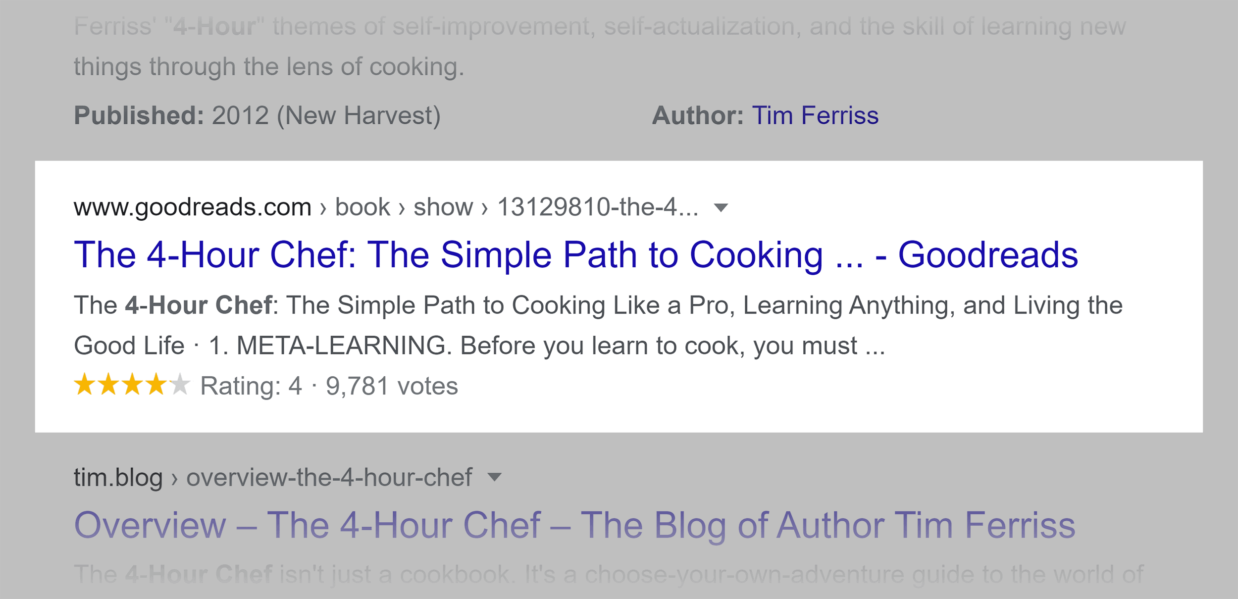 SEO Interview Questions - Rich Snippets