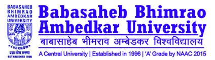 MBA Colleges In Lucknow- Babasaheb Bhimrao Ambedkar University (BBAU) Logo
