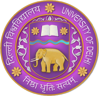 BMS college in India- DU Delhi Logo 