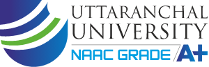 Commerce Colleges In Dehradun -Uttaranchal Institute of Management, Uttaranchal University logo